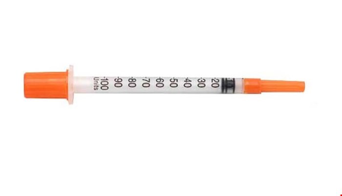 سرنگ انسولین یکپارچه 1ml حلما طب ا Helmateb 1ml Unibody Insulin Syringe